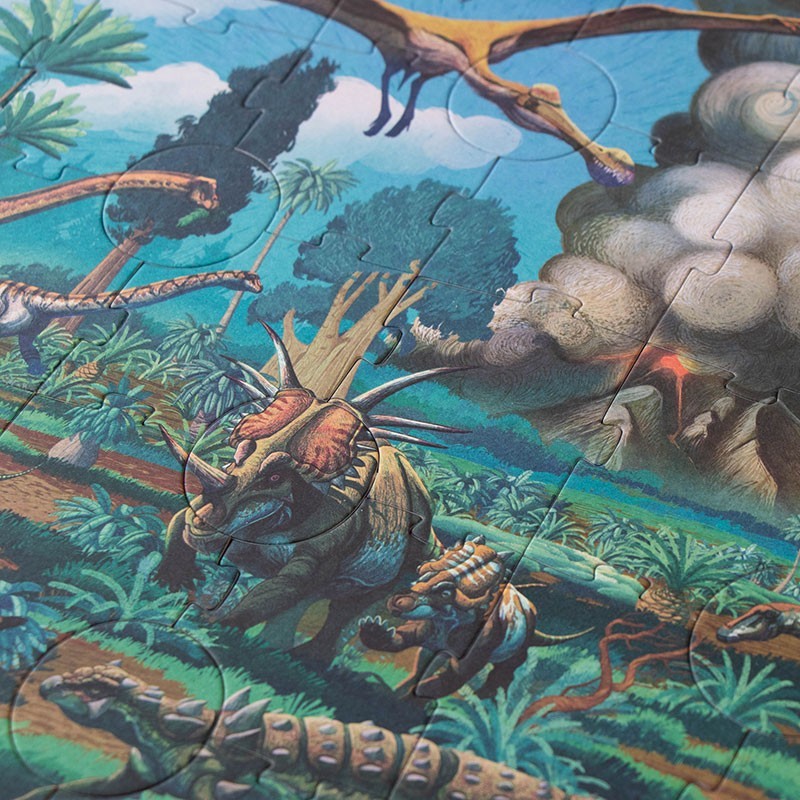 A sustainable dinosaur toy